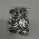 Romeda 18 Piece Drawer Hardware - Black 30mm Cabinet Knobs & Pulls for Dressers & Kitchens with Screw (Round-type Black)