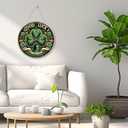 VODAPYC Saint Patrick's Day Diamond Art Hanging Kits for Adults, DIY Special Shaped Partial Diamonds Art Window Cling Pendant Ornament for Home Decor (Good Lucky)