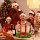 2 x Candlestick Wreath, Christmas Advent Center Decoration, 20 inch Candlestick Green Wreath Decoration, Suitable for Indoor Home and Church Dining Tables