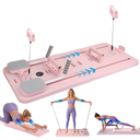 Upgraded Pilates Reformer Machine for Home Gym - Solid and Stable Automatic Rebound Pilates Board with Knee Pad, Ab Core Trainer & Full Body Workout Equipment for Men/Women