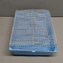 Small Bird Cage, Lightweight for Parakeets, Hanging for Parrot, Travel for Cockatiel, Outdoor Budgie, Pet Products Flat Top Economy Small Animal Cage , Blue