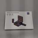 IVANKY 4Pcs Wireless Lavalier Microphone for iPhone with 2Pcs Charging Case, Lapel Mic for iPhone Android with Noise Cancellation, AI Voice Filter, 34H Used for Video Recording, TikTok, Vlog (1PC)