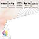 Mat Board Center, 10 Pack 13x19 White Backing Boards, Cardboard for Arts, Prints, Frames, Photos and More