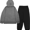 Disney Mickey Mouse Boys Pullover Hoodie & Pants, 2-Piece Outfit Set for Kids and Toddlers (8, Grey)