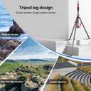 FreeSea Light Stand Carbon Fiber, Adjustable Tripod Stand for Photography, 260cm/102inch Studio Sturdy Tripod for Speedlite Flash Softbox Strobe Light Camera with Carrying Bag