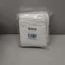 6 Pack Rayon Microfiber Inserts Liners for Adults Cloth Diapers for Incontinence Care, 4-Layer Washable Reusable Large Absorbent (White-Medium)