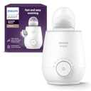 Philips Avent Premium Fast Bottle Warmer, with Smart Temperature Control, Water Bath Technology, Automatic ShutOff, Model SCF358