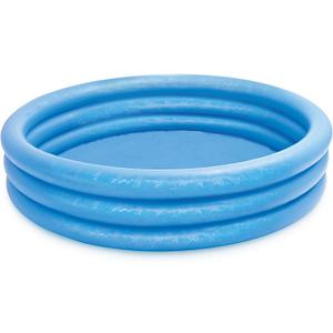 INTEX 58426EP Crystal Blue Inflatable Kiddie Pool, 58in x 13in, for Ages 2+