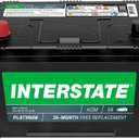 Interstate Batteries Car Battery 12V 60Ah 740CCA Group 34 AGM, Group Size 34