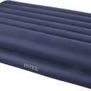Intex Comfort Airflow Twin Airbed Nylon Flocked Airbed Set