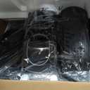 MERACH Under Desk Elliptical Machine, Leg Exerciser While Sitting for Seniors with Remote Control & 12-Speeds, Quiet Portable Electric Seated Pedal Exerciser Machine for Home Office