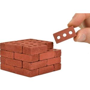 Acacia Grove Mini Red Bricks, 1:6 Scale (32 Pack)