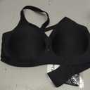 ProKloud Bras for Women No Underwire Wireless Jelly Bras Full Coverage Seamless Push Up Bralettes Support Tshirt Bra (Black, XL)