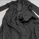 Black Vintage Tailcoat Jacket Fancy Cool Cosplay Costume Robe 
(black, L)