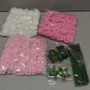 100 Pcs 2 Inch Artificial Flowers Faux Foam Fake Rose Head Bulk for Home Decor Wedding Decoration Bridal Shower Wall Table Centerpiece Arrangement DIY Craft (4 Shades of Pink White)