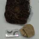 WIGER Human Hair Curly Wigs Mixed Brown Curly Bob Hair Wig with Highlights Short Curly Lace Front Wigs for Black Women 8 Inch Glueless Curly Pixie Cut Wig 150% Density Side Part
