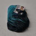 karlery Women Long Braid Blue and Black Mixed Wig Halloween Cosplay Wig Anime Costume Party Wig