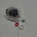 AISOSO Shower Head, 5 Modes High Pressure Shower Heads for Relaxed Shower Experience, 4.1 Inch Bathroom Fixed Showerhead Even at Low Water Pressure for Powerful Spray, Chrome (Bright Silver)