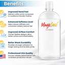 MagicSeal™ V2.0 Odorless Spray Transfer Finishing Solution 1000ml, Improves Softness, Breathability and Wash Durability for Garment Transfers with Professional Post-Press Technology, 1L-V2