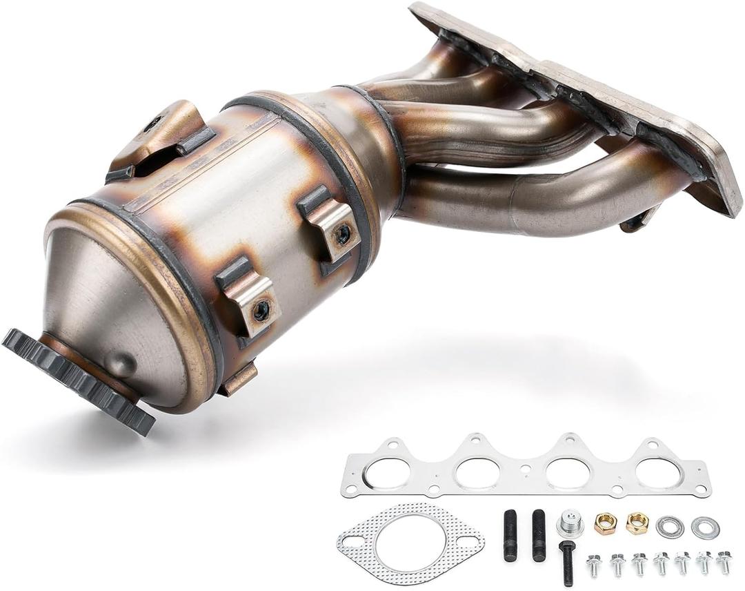 Catalytic Converter Kit Fit Hyundai Accent Veloster Kia Soul Rio 2012 2013 2014 2015 2016 2017 1.6L