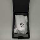 Wireless Bluetooth Mouse, Ergonomic Rechargeable Silent Mouse with Multi-Device, Adjustable DPI, Flying Scroll & Thumb Wheel, Bluetooth Mice for Laptop, Computer, Tablet, Smartphone (White)