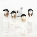 Hairro Hat With Hair Attached Synthetic Baseball Ball Cap Hair Wig 6" 150g #16P613