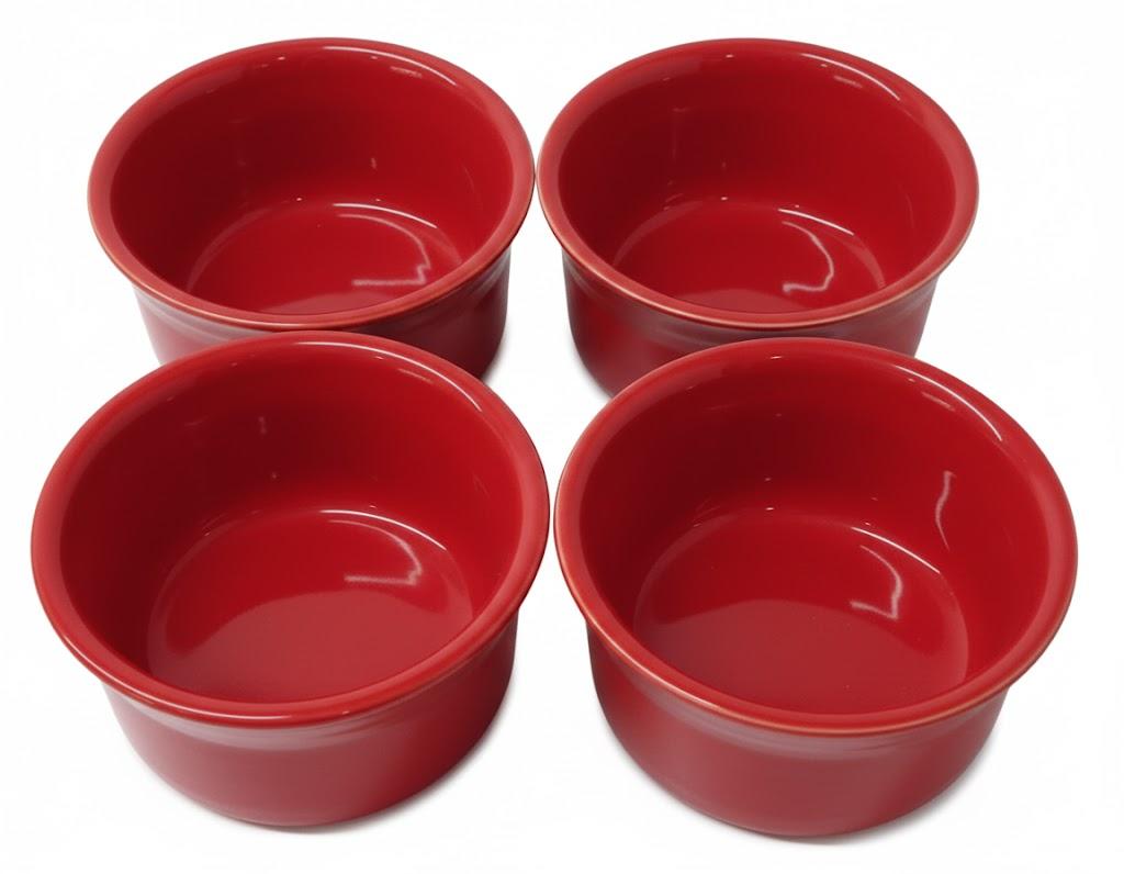 Fiesta Scarlet 568 4-Inch Ramekin 4 Pack