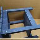 HIPS Shower Benches for Inside Shower, Shower Stool with Space-Efficient Storage Shelf, Waterproof Shower Chair Seat for Spa Bathroom(Navy Blue)