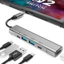 RREAKA Switch TV Docking Station for Nintendo Switch 2/Switch/Switch OLED, Portable Travel Dock Replacement with 4K 60Hz HDMI/PD 100W/USB3.0 Port for Official Nintendo Switch