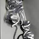 Chunky Chenille Yarn for Hand Knitting 8 Jumbo Pack Jumbo Chunky Yarn for Hand Soft Blanket Knitting, Bulky Thick Fluffy Yarn for Crocheting (Panda Color)