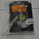 Everbellus Sexy Black Faux Leather Leggings for Women Fashion Pants, XL, Black