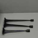 Black Iron Taper Candle Holder - Set of 3 Decorative Candle Stand - Candlestick Holder for Wedding, Dinning, Party