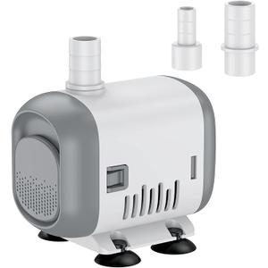 Pawfly Small Fountain Pump, 240 GPH Submersible Water Pump for Fountain, 12 W Mini Water Pump with 3.9 ft. High Lift, Quiet Water Fountain Pump for Aquarium Fish Tank & Waterfall