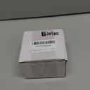 Jetec 6 Pcs Magnet Hooks Magnetic Wreath Hanger Wreath Holder for Fridge Refrigerator Metal Door Glass Door Surfaces Keys Kitchen Home Christmas Party Hanging Supplies Decoration(Gold,2.7 Inch) (Red)