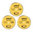 3Pack 4-1/2 Inch 120T Circular Saw Blade 3/8 Inch (9.5mm) Arbor, Plywood, OSB, Paneling and Vinyl Siding Fast and Smooth Cutting Saw Blade