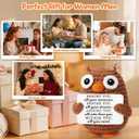 Funny 2025 Graduation Gifts for Her Him Daughter Son Granddaughter, Graduation Gifts for Masters Degree College High School PhD Grad Nurse Law School, Inspirational Emotional Positive Owl