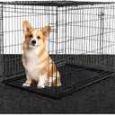 MODIGT Dog Crate Pad Liner for Kennel Training, 29"48" Under Pet Cage Mat Absorbs,Waterproof,Non-Slip,Washable Puppy Pee Pad to Protect Floors(Charcoal)