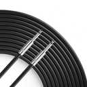 2Pack 50 ft 1/4" to 1/4" Speaker Cables, True 12AWG Patch Cords, 1/4 Male Inch DJ/PA Audio Speaker Cable 12 Gauge Wire.