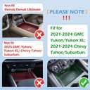 EDBETOS Center Console Organizer Tray for 2021-2023 2024 GMC Yukon & Chevy Tahoe Suburban Open Pocket Organizer Storage Hidden Secret Compartment, 2-Layer Upgrade (Not for Yukon Denali/Ultimate)