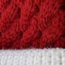 Christmas Knitted Santa Hat Set for Christmas Party Cosplay Costume