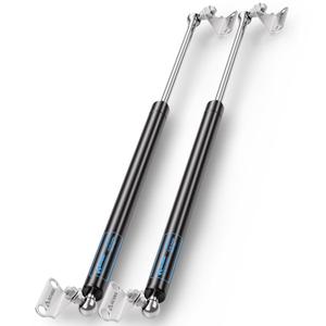 ARANA Gas Struts 23 inch 55lb with Brackets (2 Pack) - Heavy Duty Lift Support for RV Bed Hatch & Storage Box Lid - Hydraulic Spring Shocks for Camper Bed, Trap Door, Floor Hatch