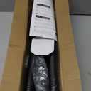 Black Long Curtain Rod Tension Shower Curtain Rods 30 to 120 inch Adjustable Spring Heavy Duty Rods for Bathroom Windows Outdoor No Drill No Slip Spliced and Telescopic Design