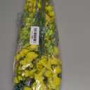 6 Pcs Artificial Forsythia Branches Fake Wildflowers Yellow 41" Silk Flowers with Long Stems Faux Spring Flowers for Tall Vase Indoor Home Decor Dining Table Centerpieces Party Wedding Outdoor