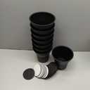 Bed Risers 6 Inch Heavy Duty, Round Furniture Risers for Bed Desk Table Sofa CouchBed Lifts Risers, Support up to 6000 Lbs(8 Pack Black)