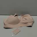 OEAK Womens Wireless Jelly Bra Plus Size Supportive Seamless Bras Full Coverage Push Up Comfortable No Underwire Tshirt Bras (3X-Large, Dusty Rose)