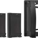 BESTTEN 3 Pack Outdoor Outlet Wall Plate Cover for GFCI and Decorator Receptacle, Weatherproof, Vertical/Horizontal Auto-Closing Lid, H4.65" x W2.87" x D0.71", Black