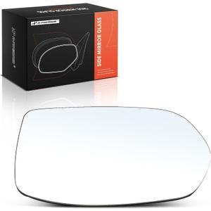 A-Premium Right Passenger Side Non-Heated Mirror Glass with Backing Plate Compatible with Honda CR-V CRV 2012-2016, HR-V HRV 2016-2018 - Exterior Side View Convex Mirror
