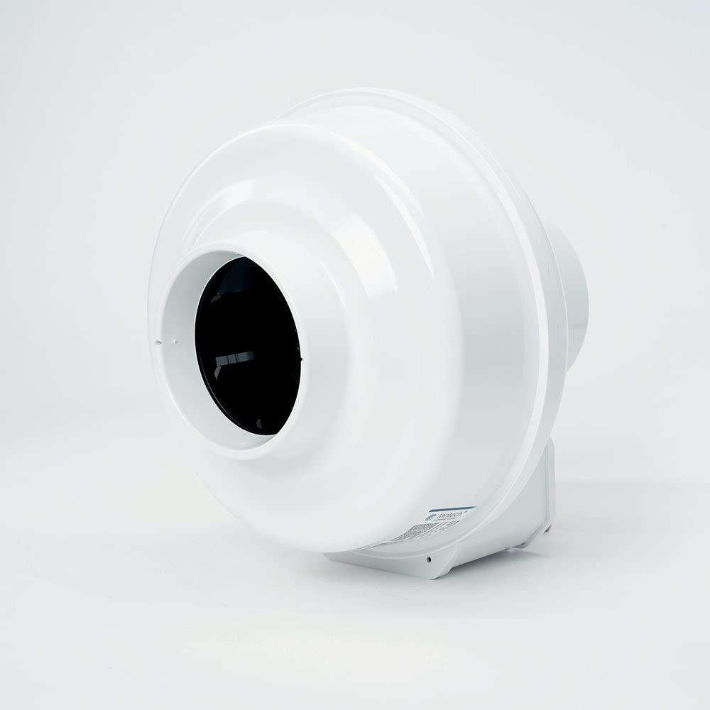 Fantech RN2 Radon Fan | 4 Inch | Quiet and Efficient Radon Mitigation | 220 Cfm White