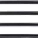 PIPE DECOR 1" x 30" Black Steel Plumbing Pipe, 4-Pack, Pre Cut Connector, Industrial Steel Grey Fits Standard One Inch Threaded Black Malleable Iron Fittings, Build Vintage DIY Furniture