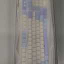 AULA 99 Key Keyboard, Tri-Mode Bluetooth/2.4GHz/USB-C Cute Creamy Gaming Keyboard with Number Pad RGB Backlit, Media Knob Custom Mechanical Feel Computer Keyboards for MAC Xbox PC Gamer - Purple